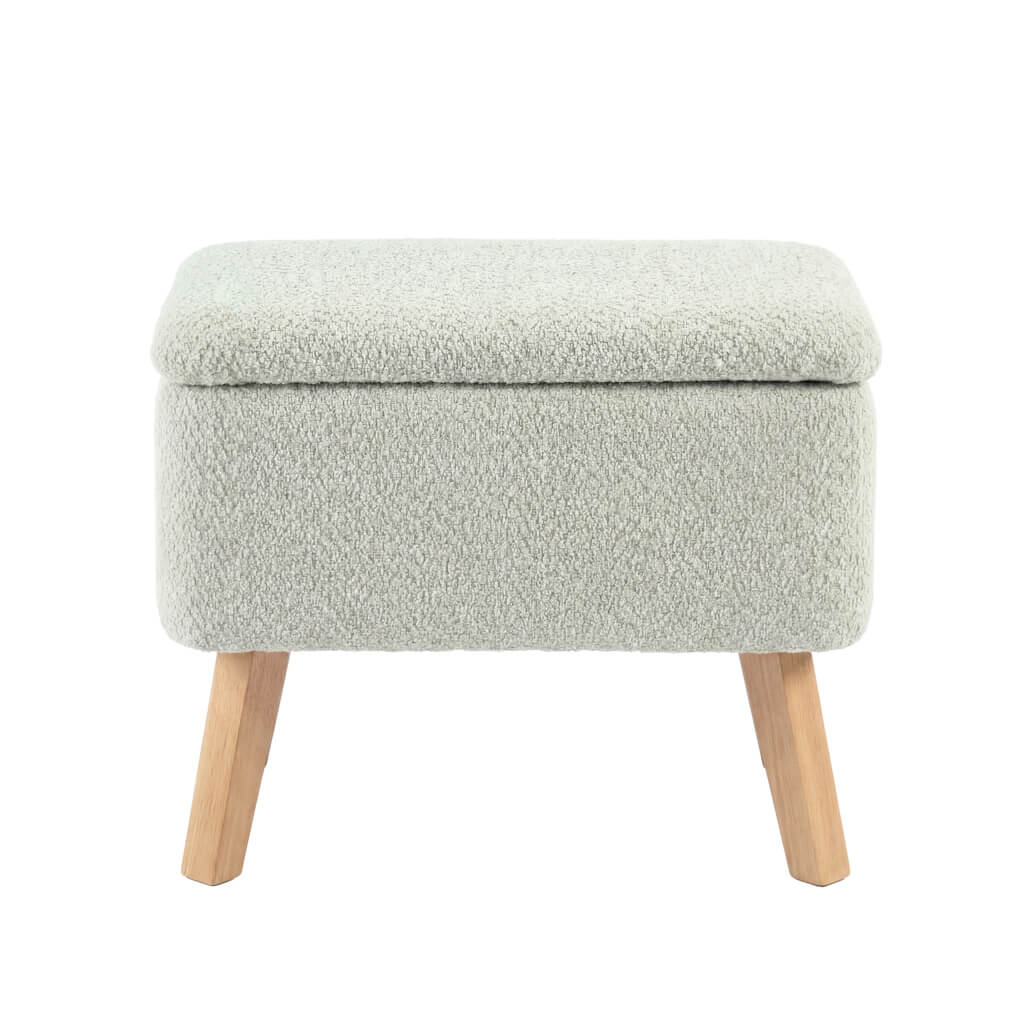 Soother Nursing Stool Sage Boucle