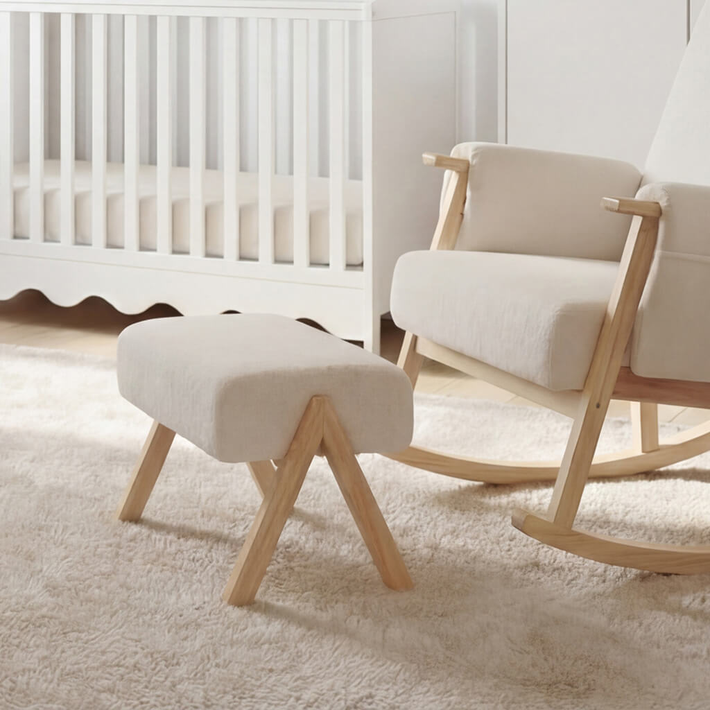 Storyteller Nursing Stool Off White Ted