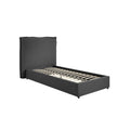 Calabasas Grey Single Bed