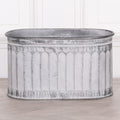 Arched Pattern Metal Planter – Small