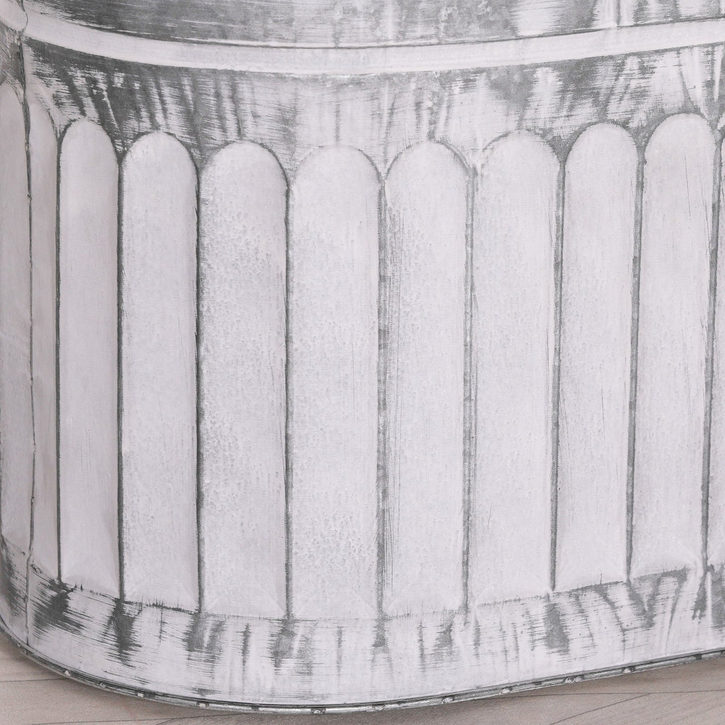 Arched Pattern Metal Planter – Medium