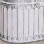 Arched Pattern Metal Planter – Large