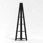 Black Corner Ladder Shelving Unit