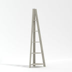 Grey Corner Ladder Shelving Unit