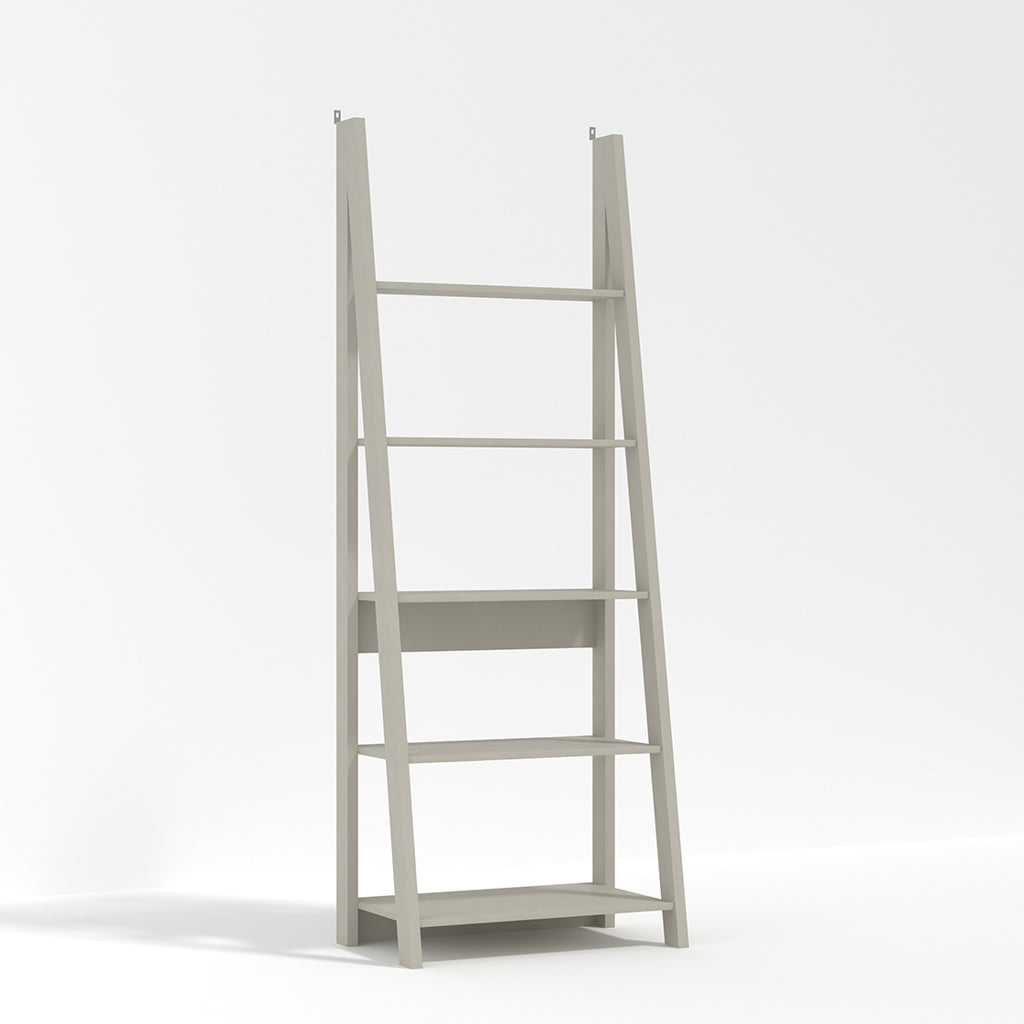 Grey Ladder Bookcase