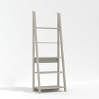 Grey Ladder Bookcase