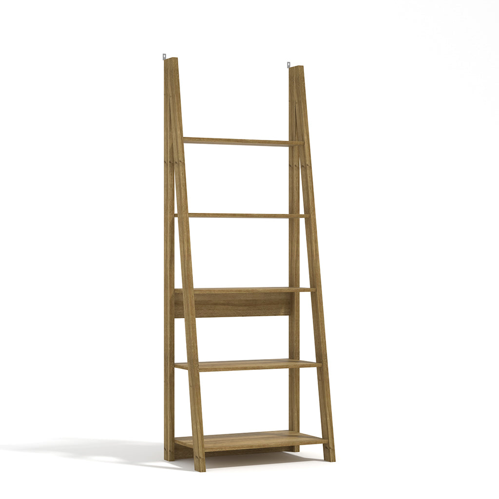Oak Ladder Bookcase