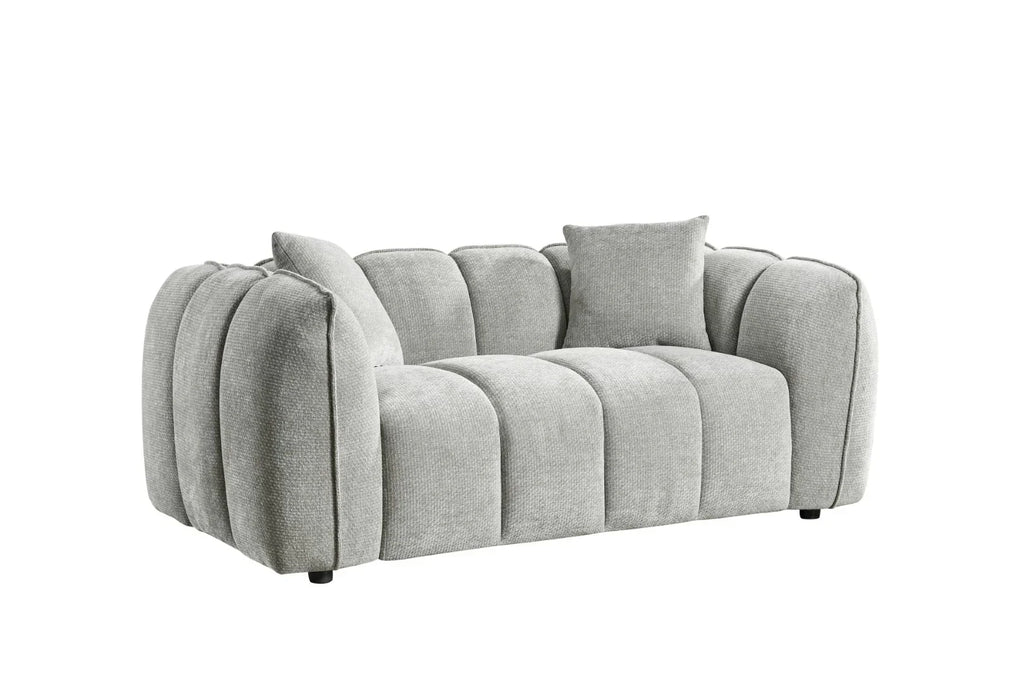 Venice Sofa Set In Grey