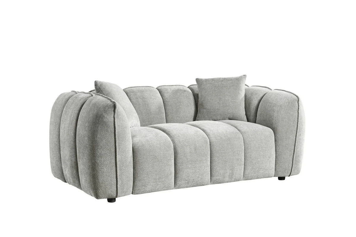 Venice Sofa Set In Grey