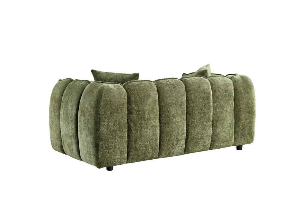 Venice Sofa Set In Olive Green