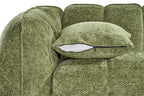 Venice Sofa Set In Olive Green