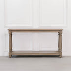 Rustic Wooden Farmhouse Console Table