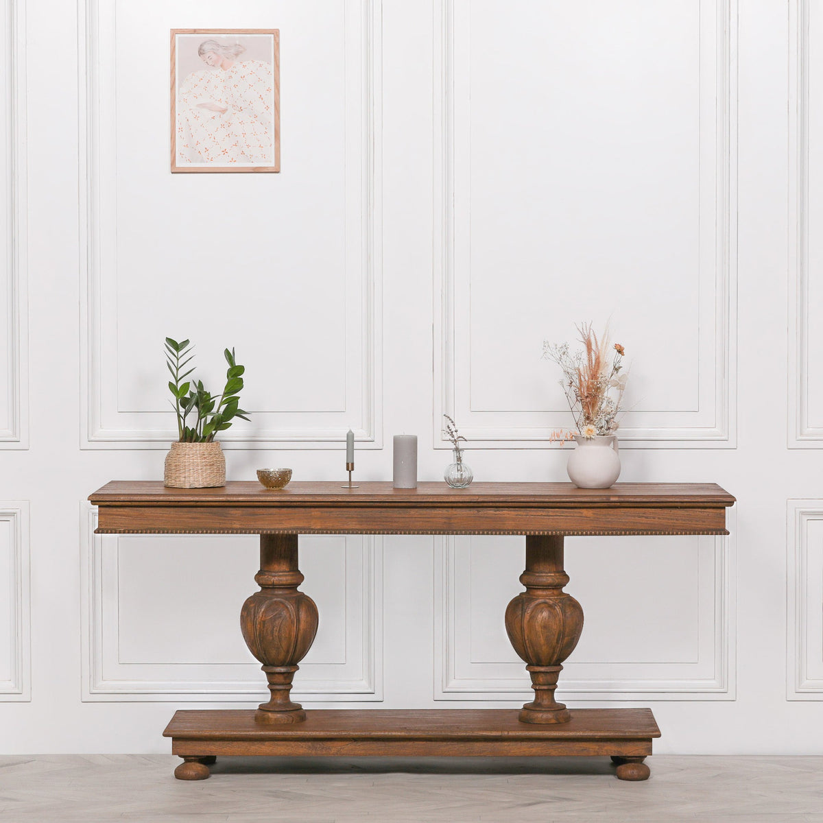Rustic Wooden Console 180cm