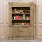 Large Rustic Open Bookcase