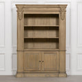 Large Rustic Open Bookcase