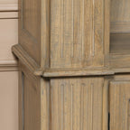 Large Rustic Open Bookcase