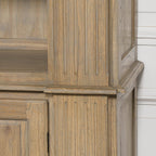 Large Rustic Open Bookcase