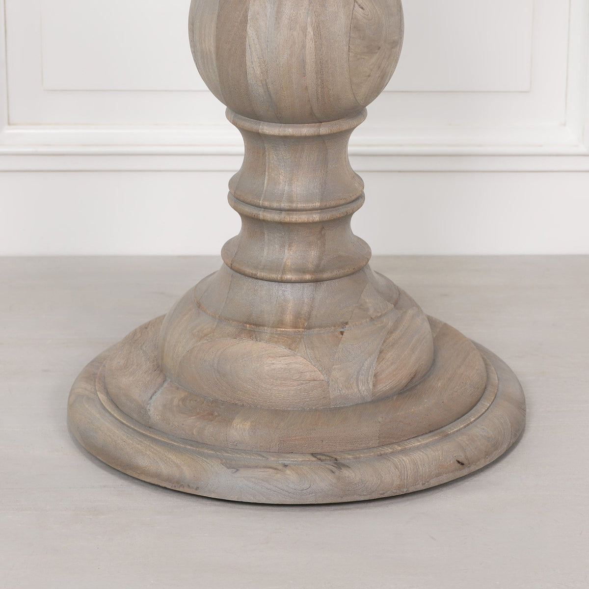Rustic Wooden Round Dining Table 162cm