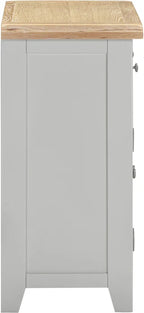Windsor 2 Door 2 Drawer Sideboard - Pebble Grey/Oak
