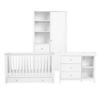 Wanderer 3 Piece Nursery Room Furniture Set White