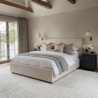 Wilder Antique White King Ottoman Bed
