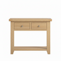 Windsor 2 Drawer Console Table - Natural Oak
