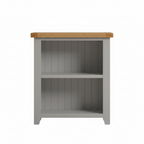 Windsor Low Bookcase - Pebble Grey/Oak