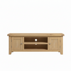 Windsor Straight TV Unit - Natural Oak