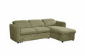 Capri Universal Corner Sofabed With Storage in Green
