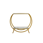 Gold Console Table