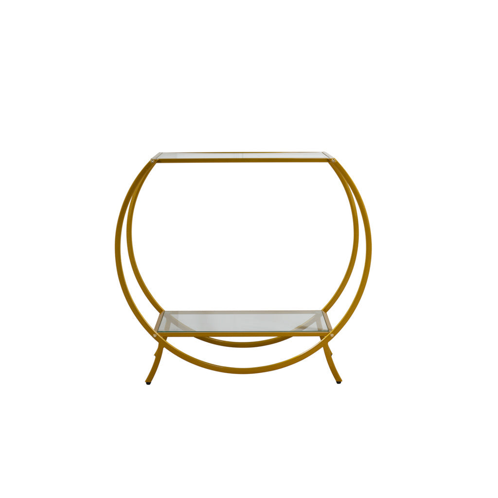 Gold Console Table