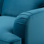 Olivia 3 Seater Sofa in Teal Velvet by Harry Christian Home