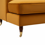 Olivia Burnt Orange Universal L Shape Corner Sofa by Harry Christian Home
