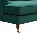 Olivia Forest Green Universal L Shape Corner Sofa by Harry Christian Home
