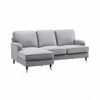 Olivia Grey Universal L Shape Corner Sofa by Harry Christian Home