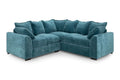 Colbee Large Corner Sofa In Teal