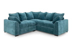 Colbee Large Corner Sofa In Teal