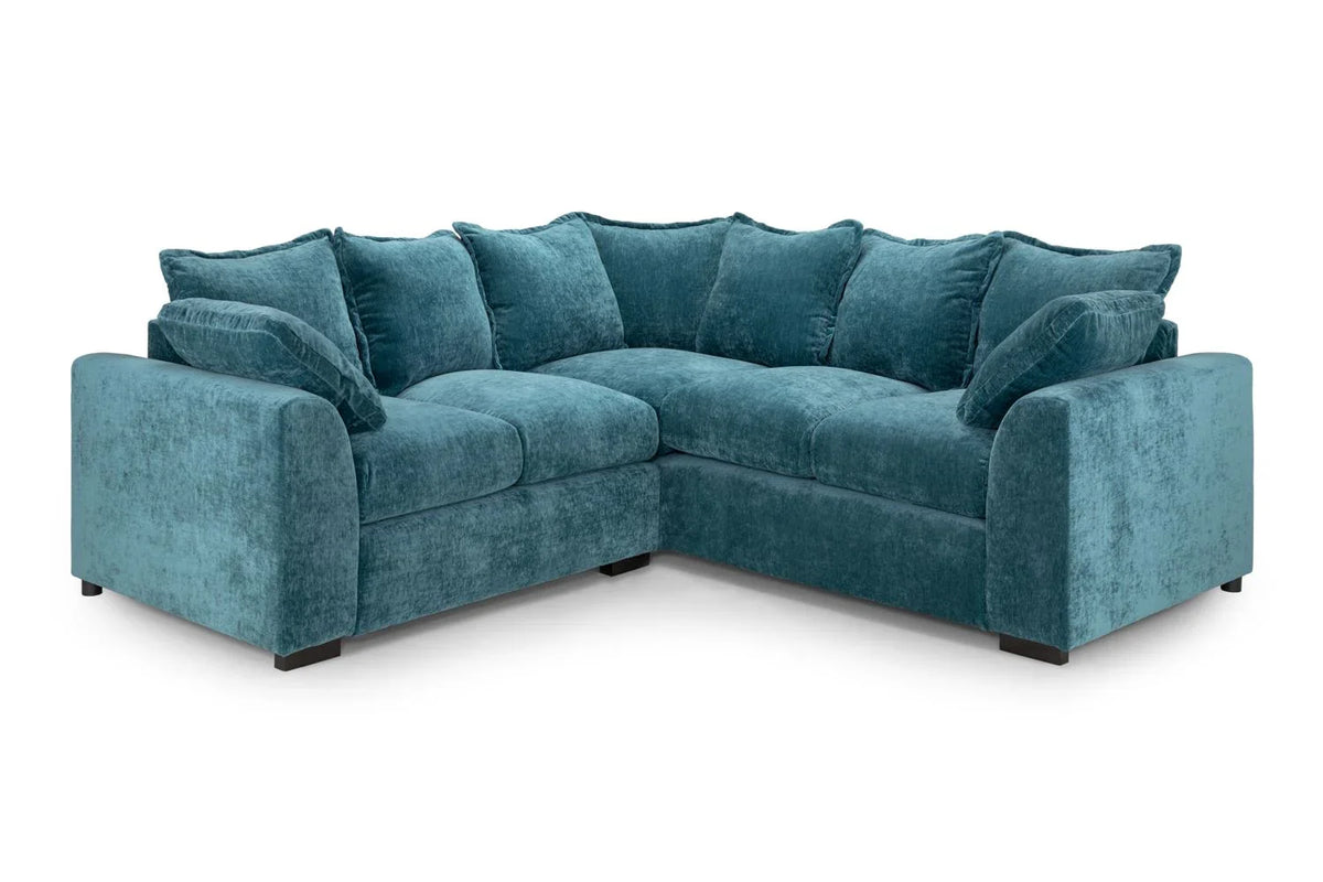 Colbee Large Corner Sofa In Teal
