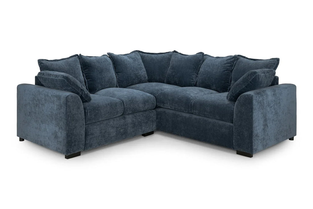 Colbee Large Corner Sofa In Blue