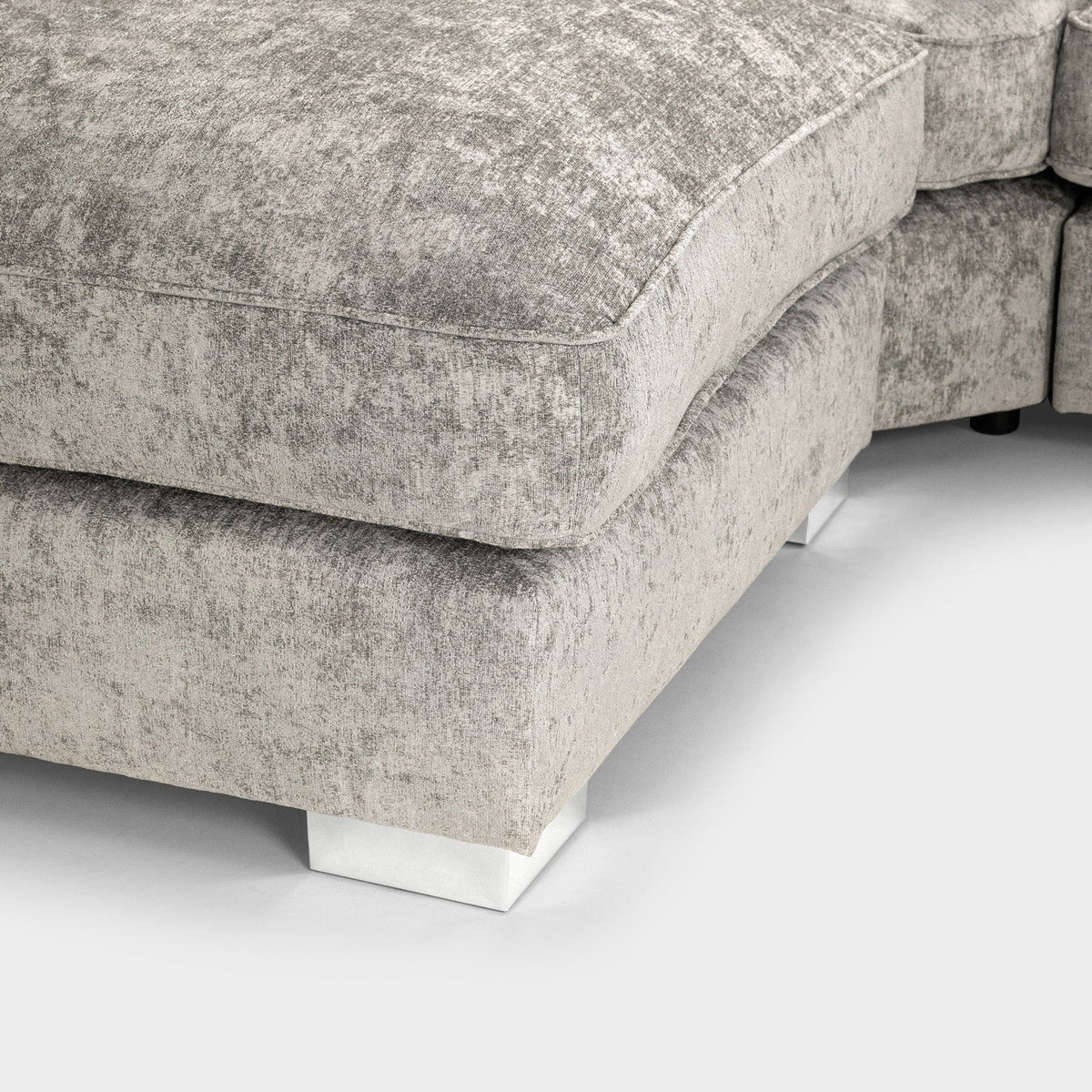 Bishop U-Shape Sofa In Truffle Full-back Model