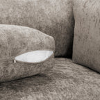 Bishop U-Shape Sofa In Truffle Full-back Model