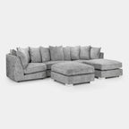 Bishop Scatterback or Fullback U Shape Sofa in either Truffle or Platinum