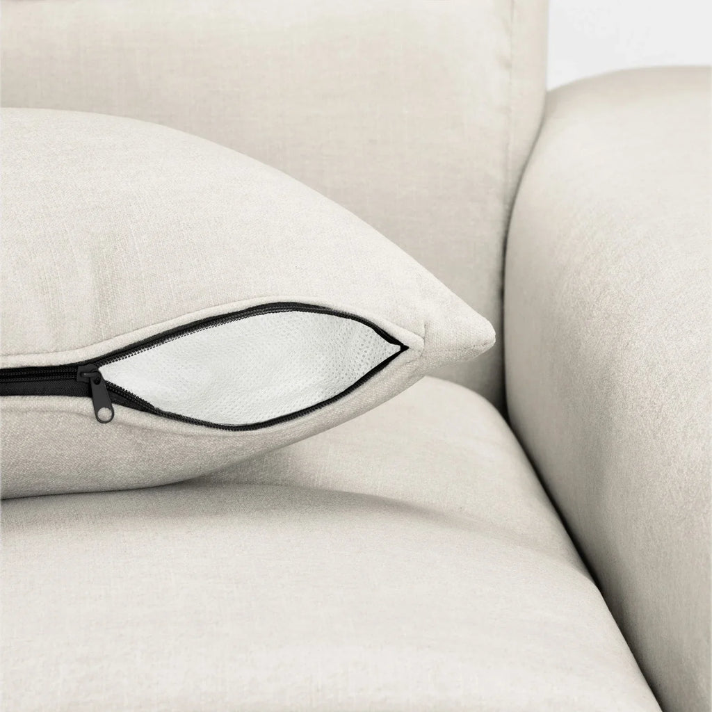 Jacob Right Hand Corner Sofa In Beige