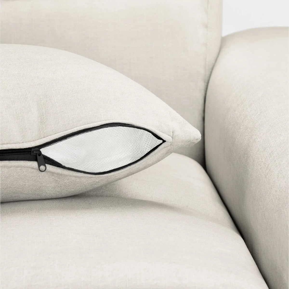 Jacob Right Hand Corner Sofa In Beige