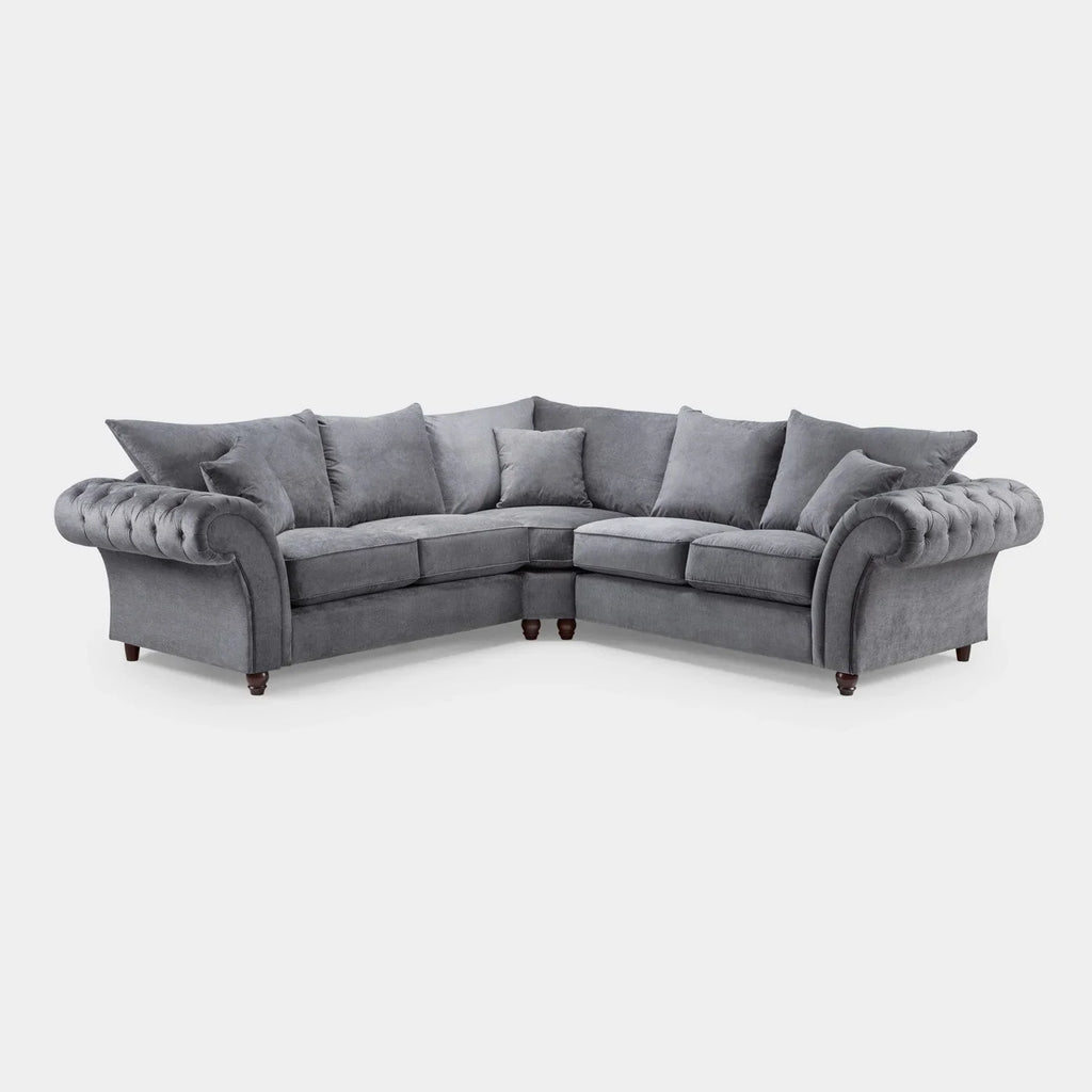 Windsor Large Corner Sofa In Grey