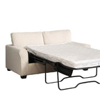Beige Fabric 2 Seater Sofabed