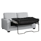 Grey Fabric 2 Seater Sofabed