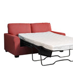 Red Fabric 2 Seater Sofabed