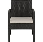 Cedar 4 Piece Garden Set in Black