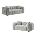 Venice Sofa Set In Grey
